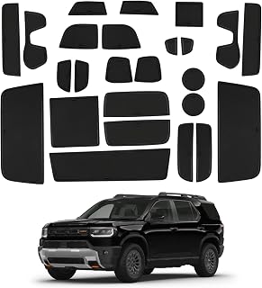 CDEFG 25PCS for 2026 Honda Passport Door Slot Mats Cup Holder Mats 2026 Honda Passport Accessories Console Insert Pocket Rubber Set Console Coaster Liner Pads
