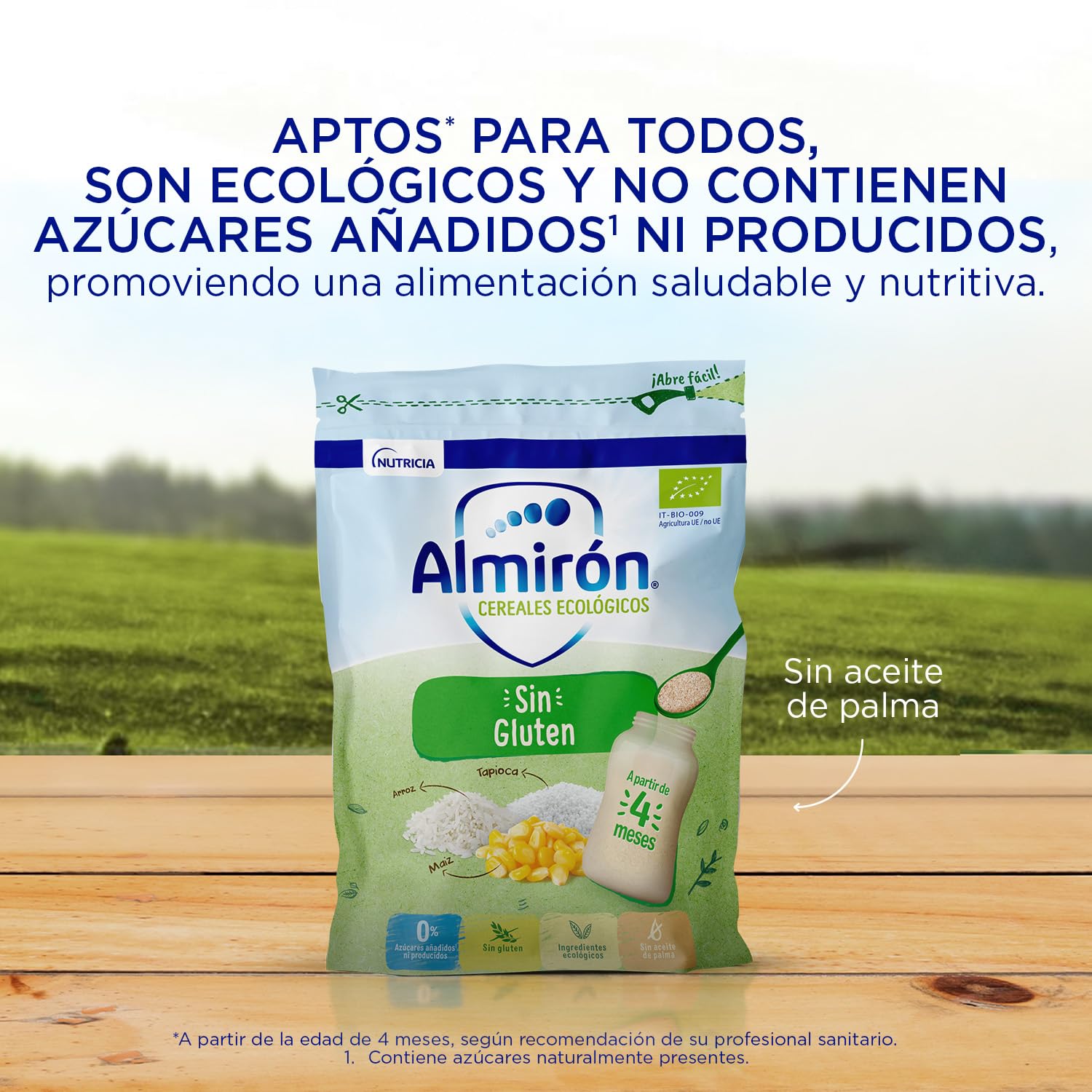 Almirón Cereales Infantiles Ecológicos Sin Gluten - Apartir de los 4 meses - 200g