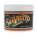 Suavecito Pomade Firme Clay 4 oz, 1 Pack - Strong Hold For Men - Low Shine Matte Hair Pomade For Natural Texture Hairstyles