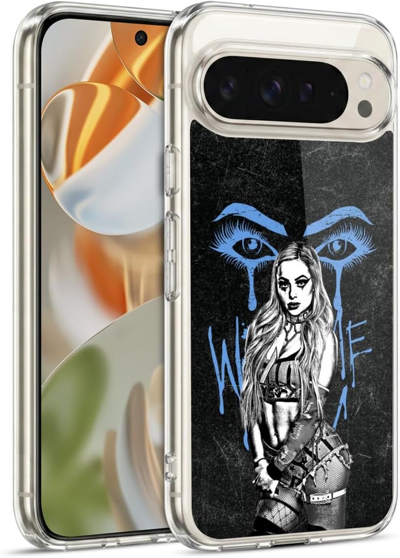 Head Case Designs Officially Licensed WWE Watch Me Liv Liv Morgan Gel Case [Military Grade Protection] Compatible with Google Pixel 9 / Pixel 9 Pro