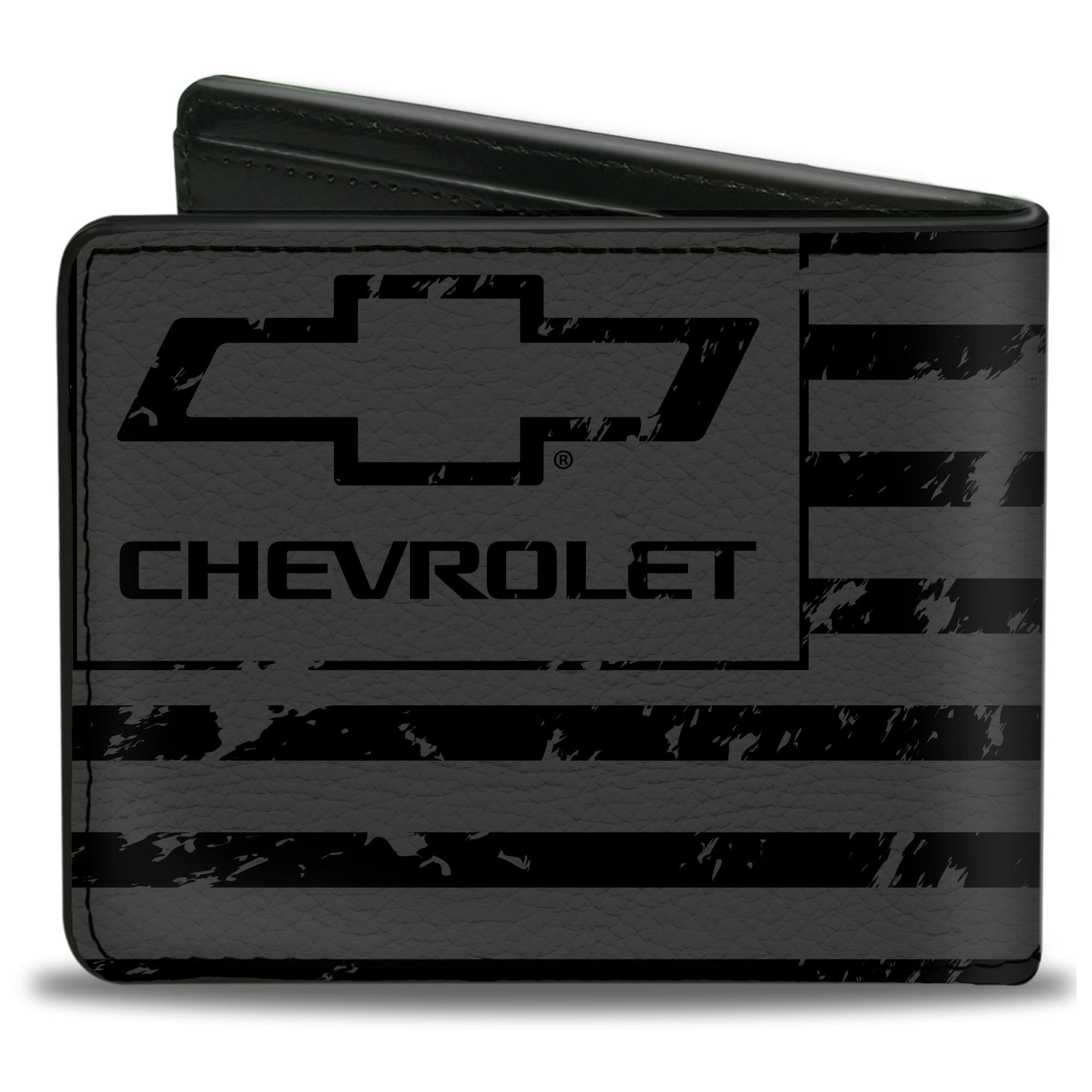 Buckle-Down Men's Bifold Wallet Chevy, 4.0