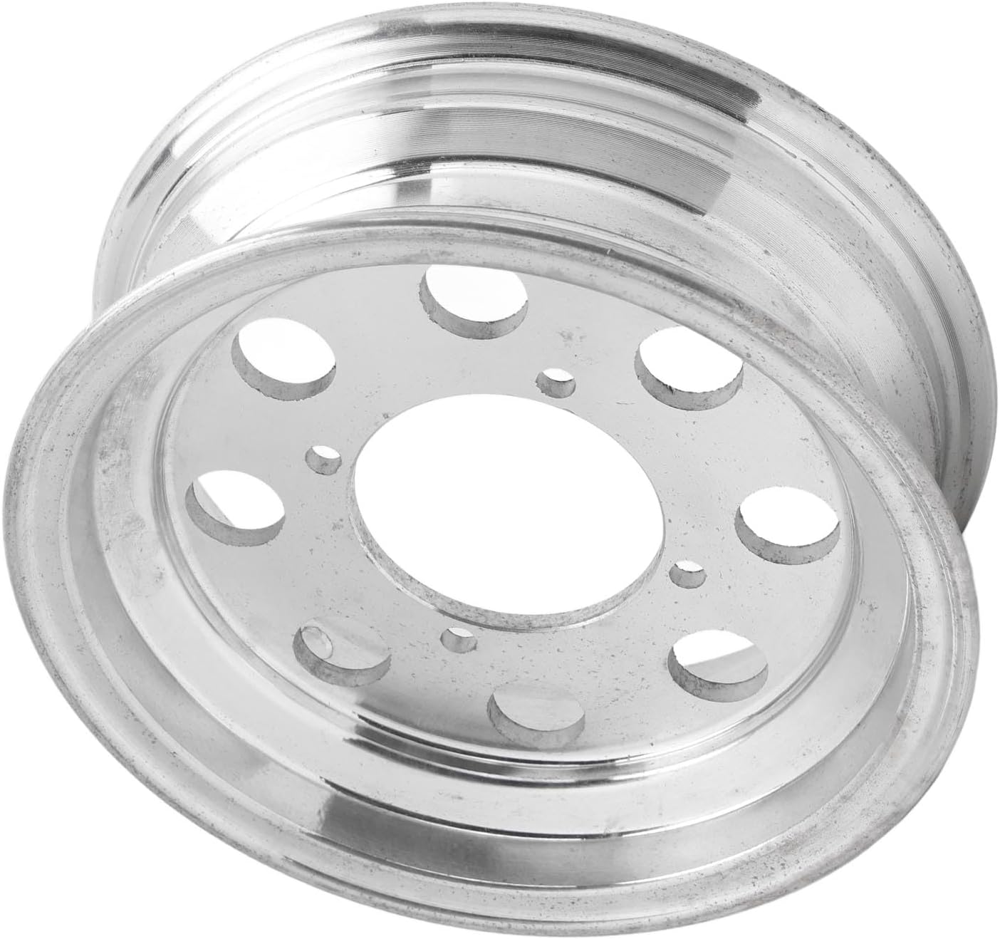 Mini Motorcycle Rim Long Life Reduce Tire Wear Front Wheel Vacuum Rim Lightweight Polished For 8 Inch Tires