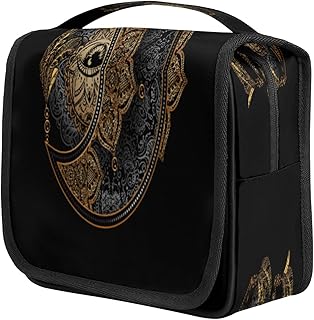 Bolsa de higiene pessoal de pendurar portátil à prova d'água bolsa de higiene pessoal de viagem com gancho, o olho de Hórus organizador de maquiagem de cosméticos de grande capacidade com zíper para mulheres homens, kit de acessórios de viagem xampu banheiro bolsa de higiene pessoal de Natal