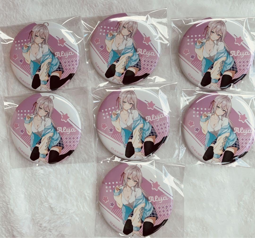 ロシデレ ×ドンキ コラボ マジドリくじ アーリャ グリッター缶バッジ 7個 時々ボソッとロシア語でデレる隣のアーリャさん×ドン・キホーテ