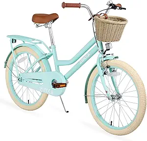 20/24 Inch Youth Bike Step-Through City Bicycle with Basket