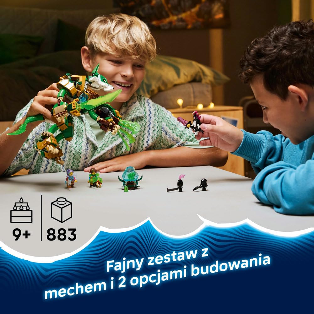LEGO DREAMZzz Lisi mech-strażnik 71508 | mech fantasy, zabawka akcji, prezent dla chłopca i dziewczynki 9+, przygoda ze świata snów, 883 elementy