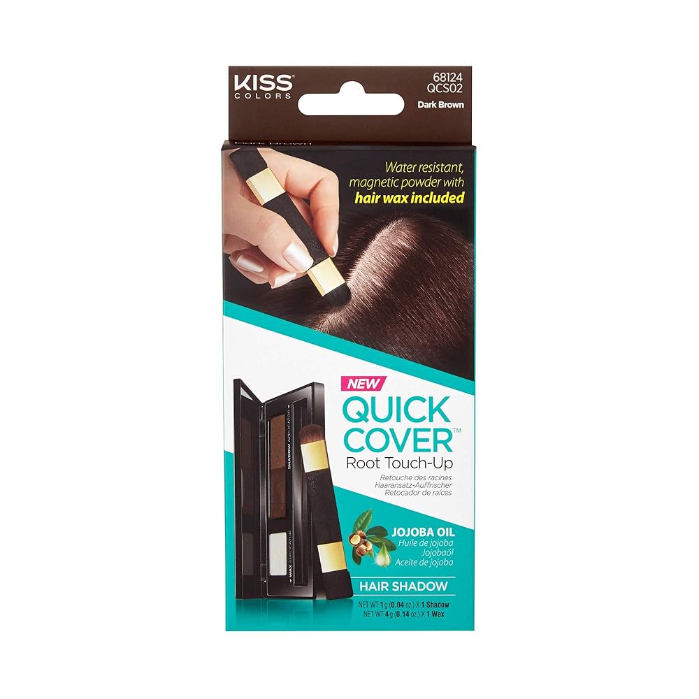 Amazon.com: KISS Quick Cover Root Touch-Up Hair Shadow Dark