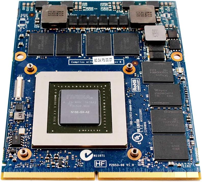 for NVIDIA GeForce GTX 880M GDDR5 8GB Graphics Video Card Replacement for Clevo W860CU W870CU P150SM P370EM P370 P370SM P370M P170 P150SM P170EM P170SM MSI MS-16F1 16F2 Gaming Laptop