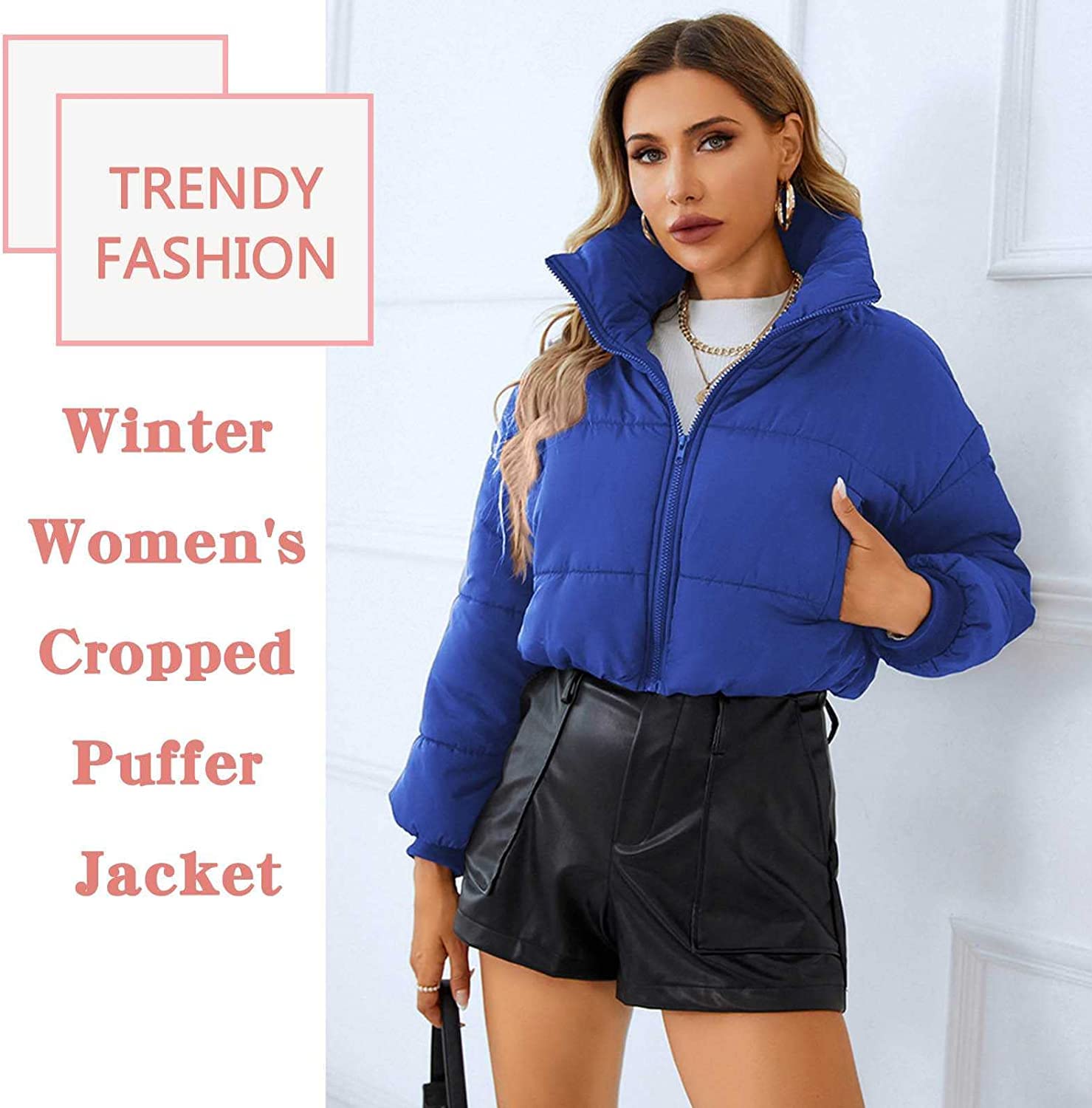 Winter Fashion Puffer Jacket Women