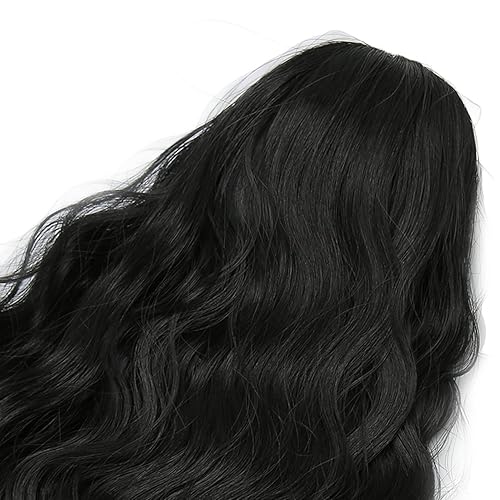 Miniatura 8 de Cryfokt Peluca de muñeca de 16, decoración suave al tacto, peluca de muñeca articulada resistente al calor con flequillo para vestir a la muñeca