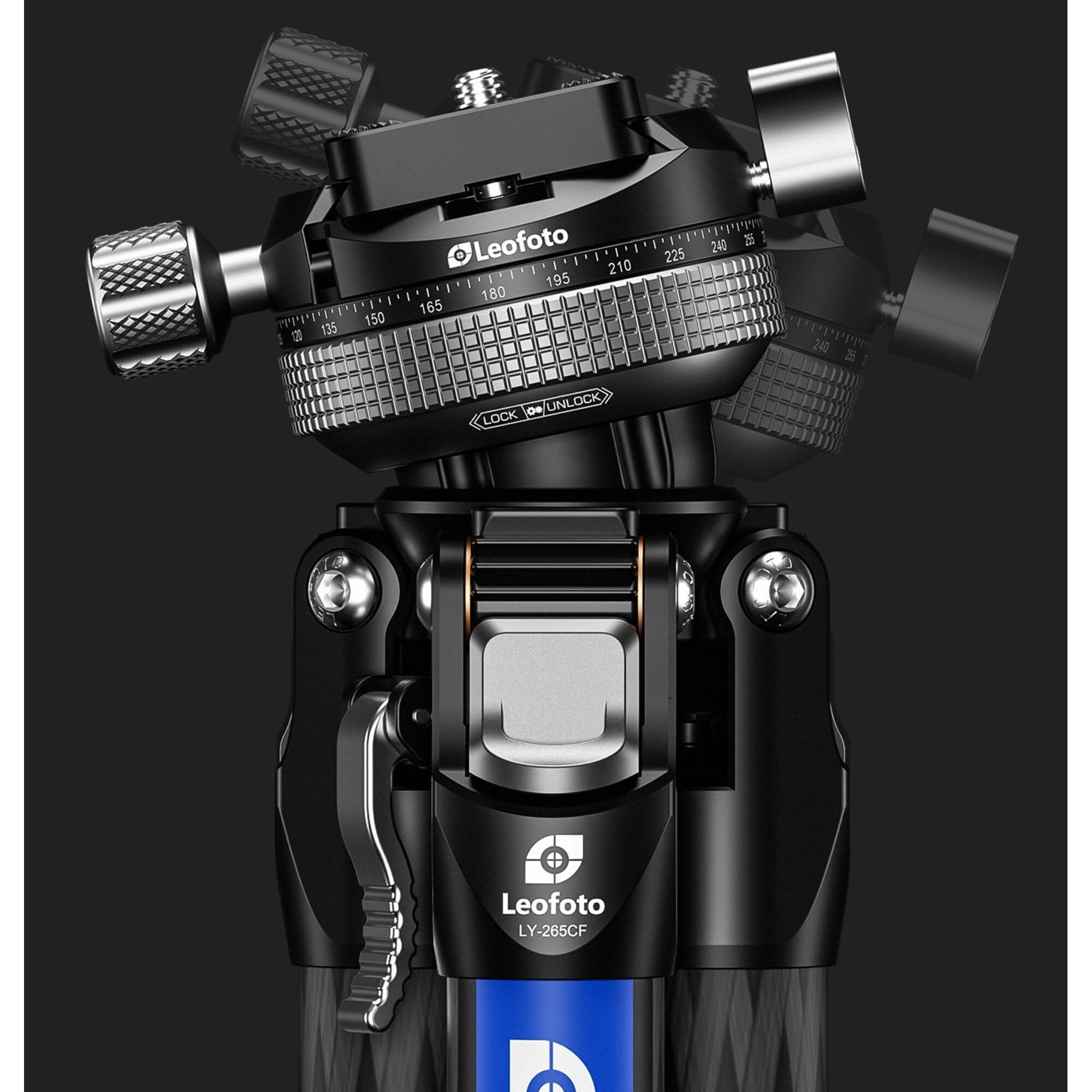 LEOFOTO Trípode de carbono LY-265CF Mr. Y negro