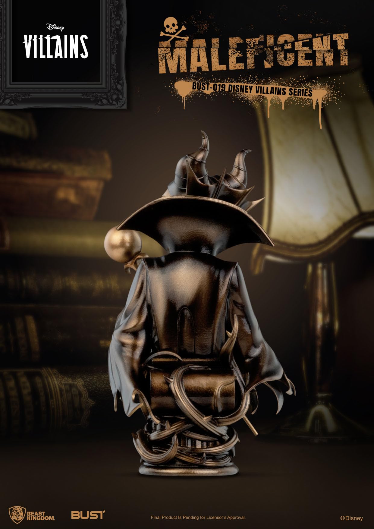 Beast Kingdom Toys Disney Villains Series Buste PVC Maléfica 16 cm