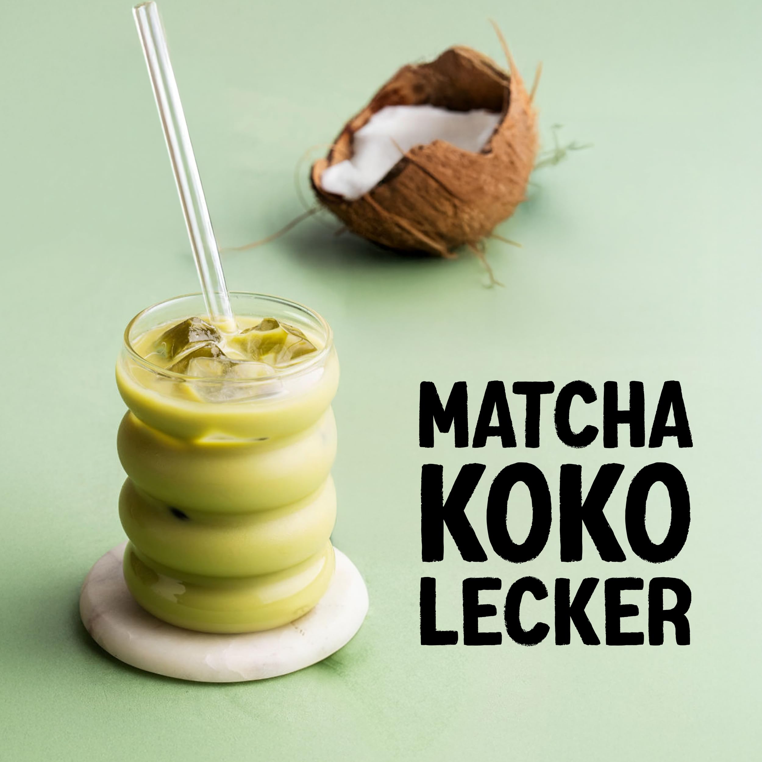 Alpro Matcha Kokos – Trinkfertig – 8 x 1 l