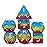 HDdais 7PCS Pansexual-Pride Polyhedral DND Dice Set, Homosexual Flag D&D Dice for RPG and Other Table Games(Matte)