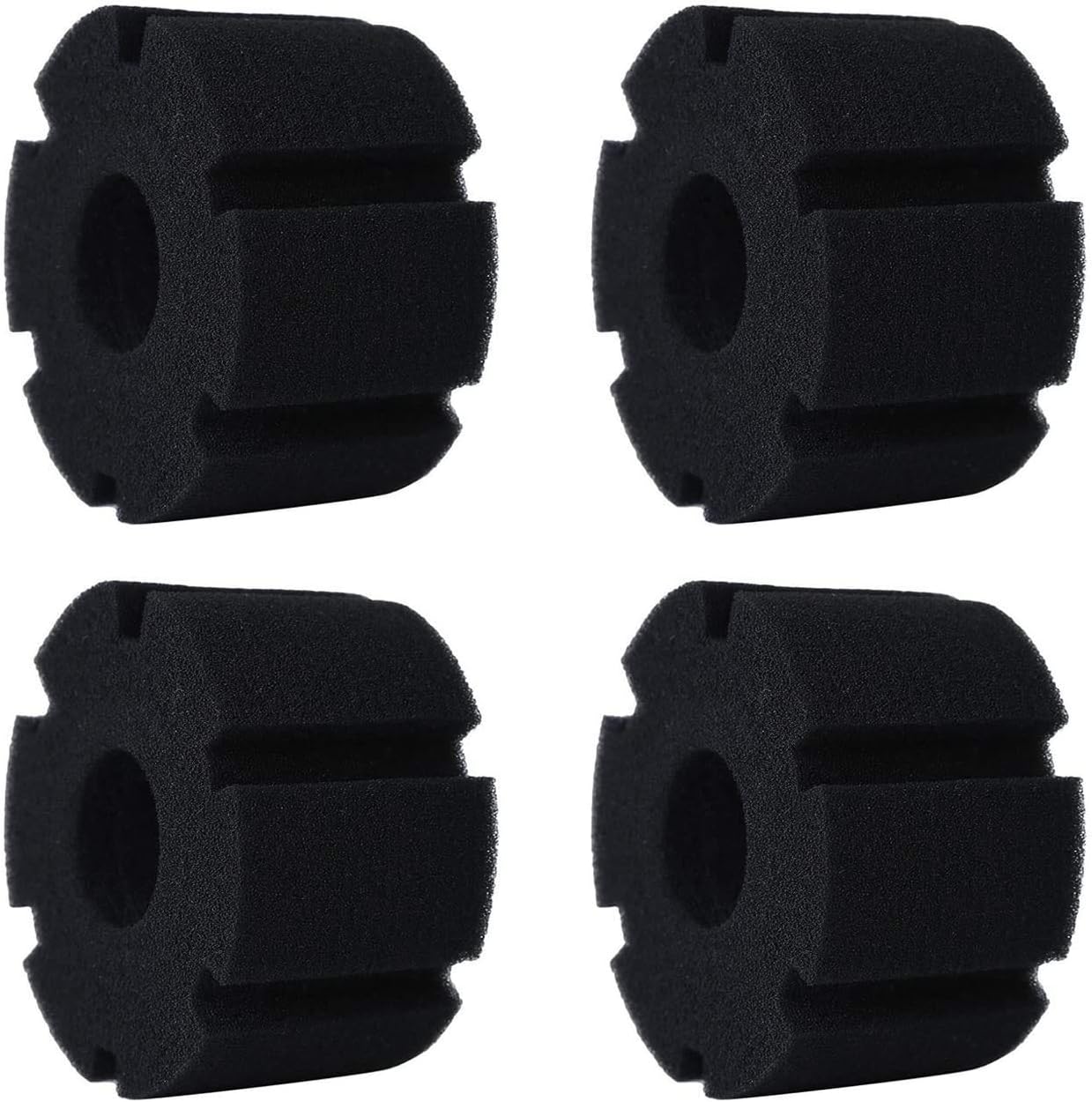 Sponge Filter Replacement, 4-Pack Replacement Sponges for Aquarium Fish Tank Filter (Replacement Sponges for S)