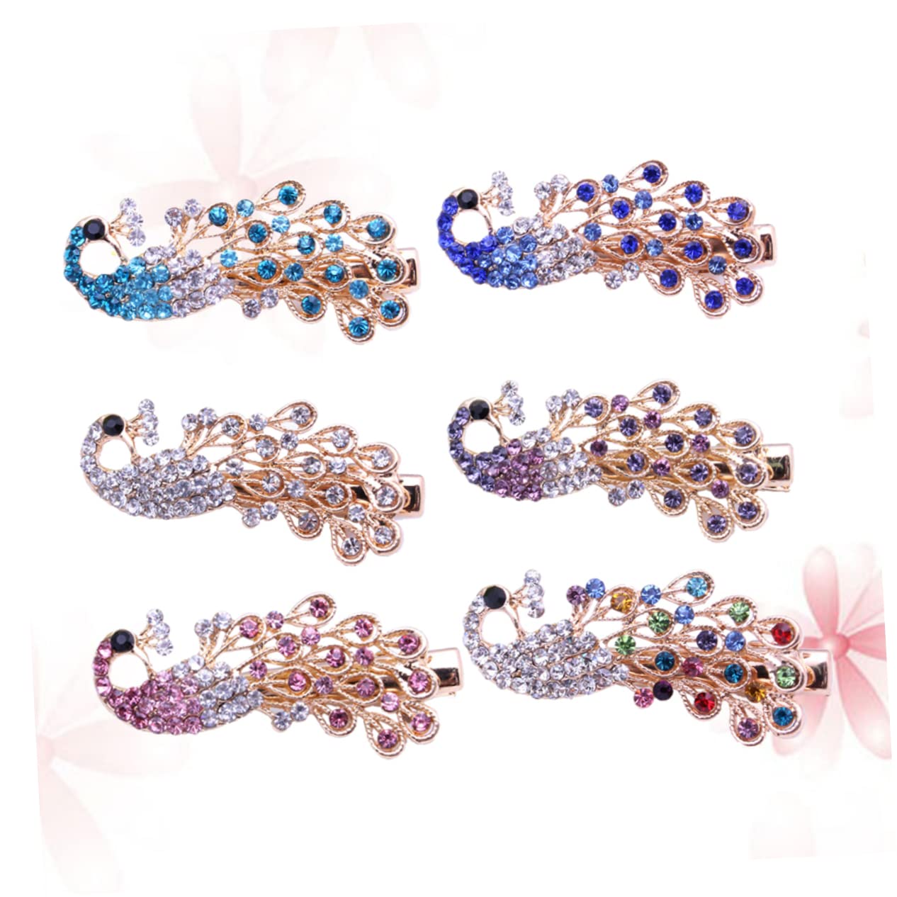 FRCOLOR 18stücke Teiliges Rhinestone Haarklammern Für Damen Haaraccessoires Farben Mischfarben Für Hochzeiten Partys Und Besondere Anlässe