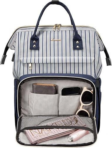 Miniatura 4 de Mochila para laptop para mujeres de trabajo portátil bolso elegante maestro mochila de negocios bolsas de laptop para universidad portátil librero,