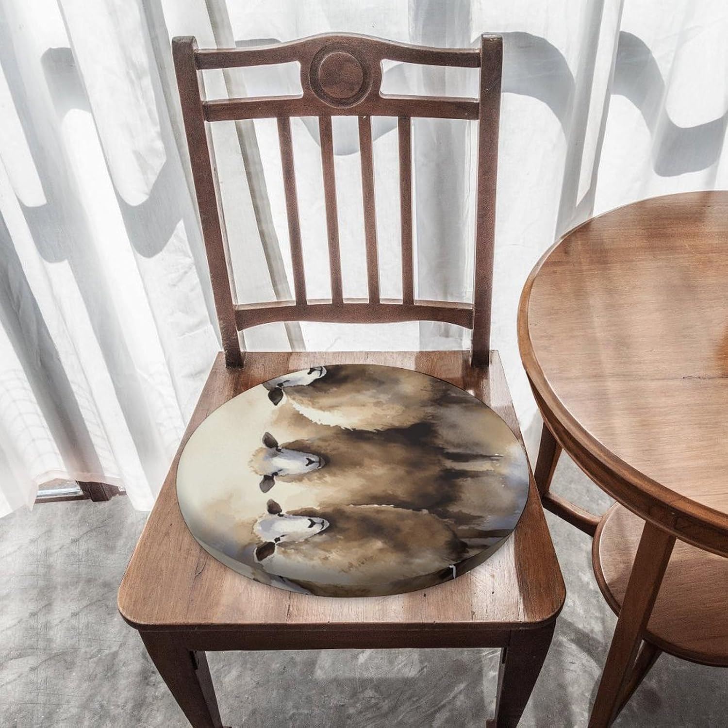 Sheeps Watercolor Chair Cushions Floor Pillow Chair Pad