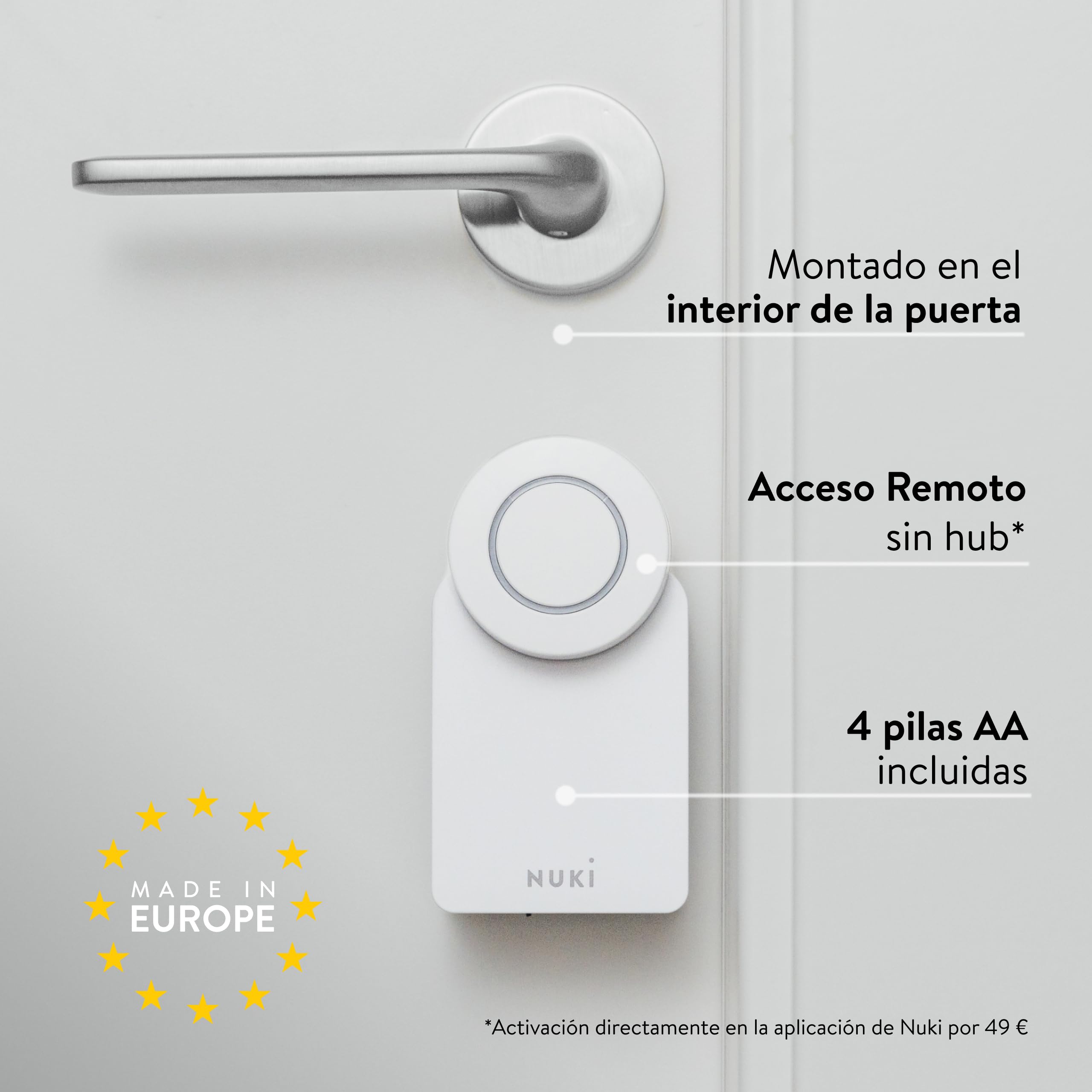 Nuki Smart Lock Go (2025) with Bluetooth, WiFi & Matter