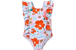 Charming Ruffle Swimsuit for Infant Girls 18 Months