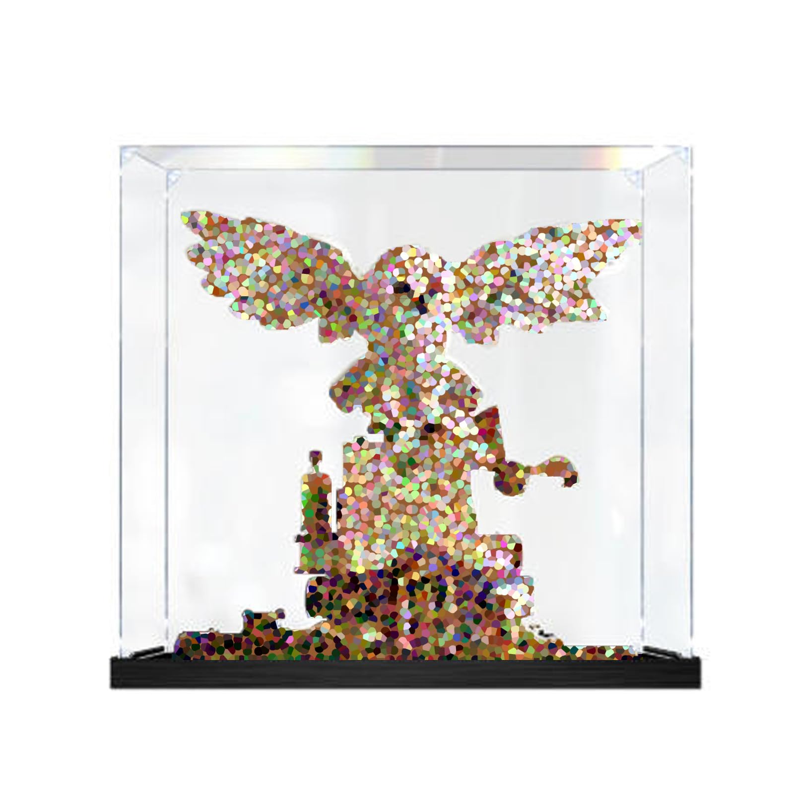 Acrylic Display Case Compatible with Lego 76391 Model, Dustproof Transparent Storage Box, Compatible with Lego 76391 (Model Not Included) (2mm)