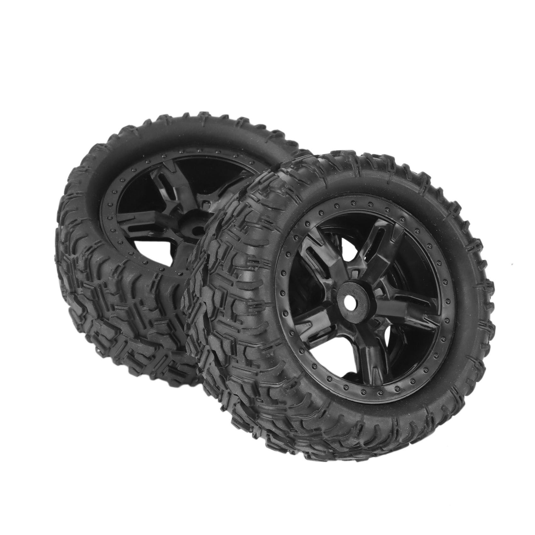RC Pneus Jante Compatible avec Remo pour Hobby pour Smax 1621 1625 1631 1635 1651 1655 Pièces De Rechange pour Voiture RC 1/16 : 4 Pneus en Caoutchouc