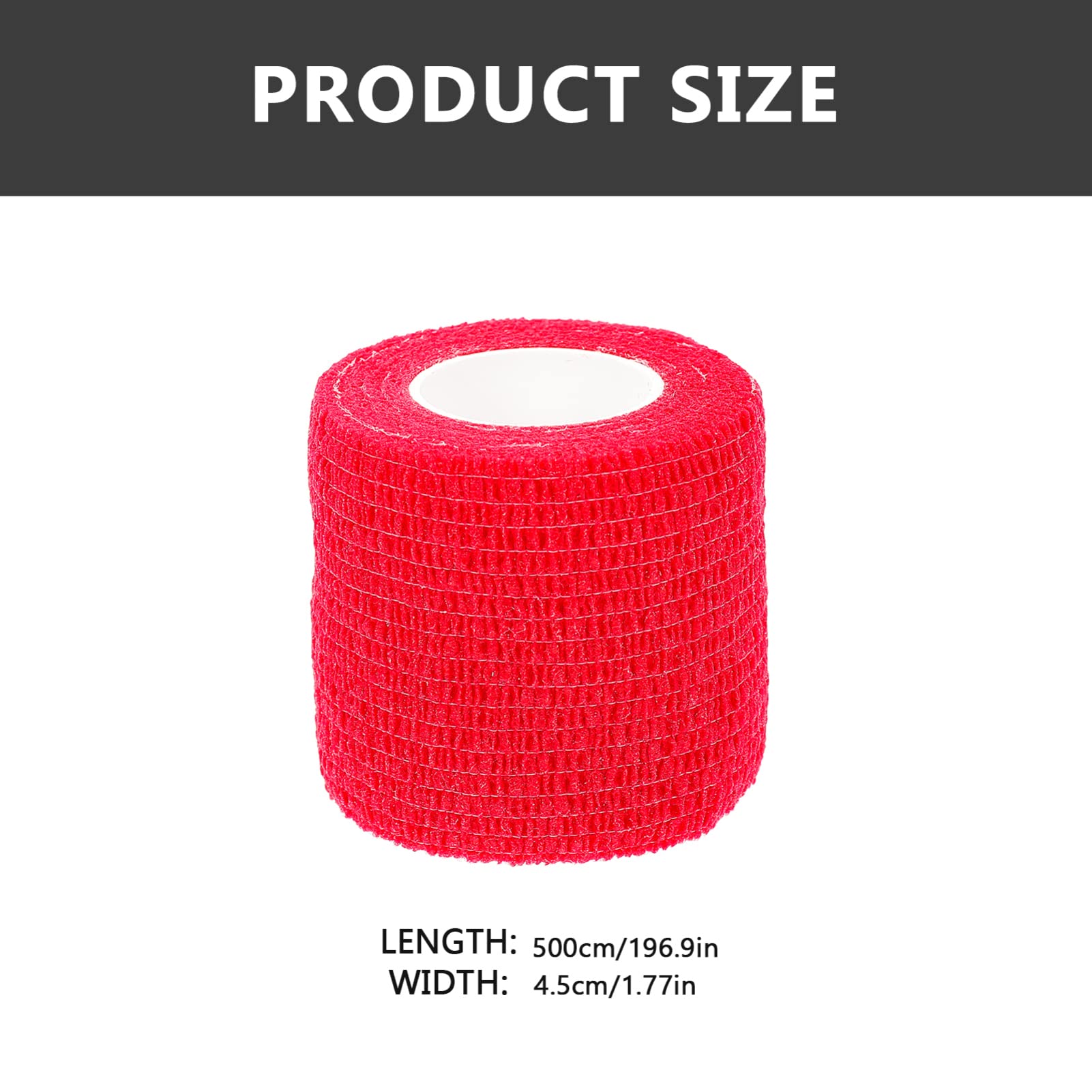 Gogogmee 12pcs Self- Elastic Self- Sports Tape Athletic Tape Tape Tubular Colored Tape Non-Woven Muscle Tape Wear-Resistant Muscle Tapes