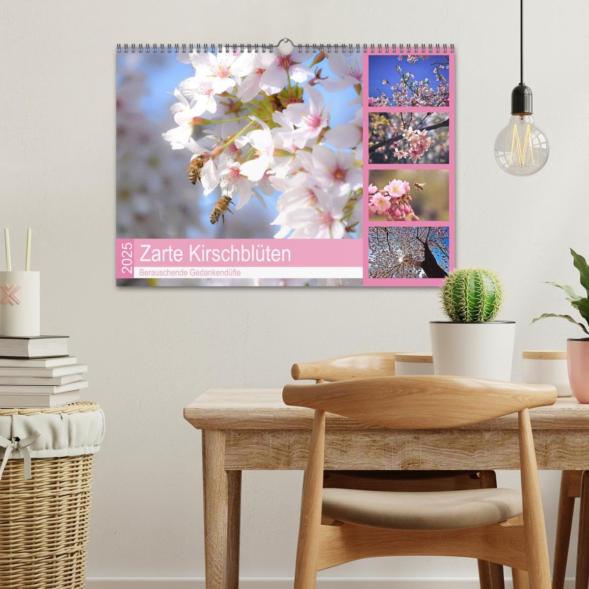 Zarte Kirschblüten - Berauschende Gedankendüfte (Wandkalender 2025 DIN A3 quer), CALVENDO Monatskalender: Lichtvolle Momente zur Kirschblütenzeit (CALVENDO Natur)