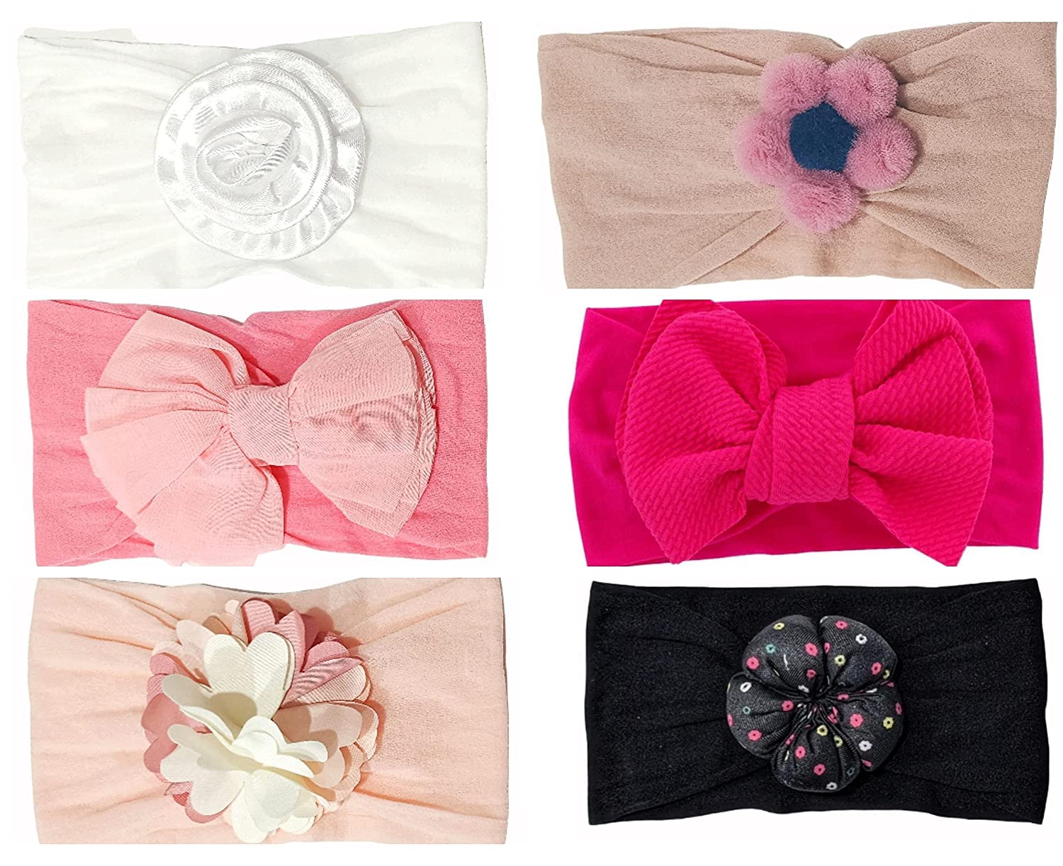 BellaStella Headbands Elastic Hair Accessory for Baby Girls and Kids, Set of 6 with Gift Box-Pink (MULTI-10) - Multicolor (B0BHSJHMP7) Amazon Price History, Amazon Price Tracker