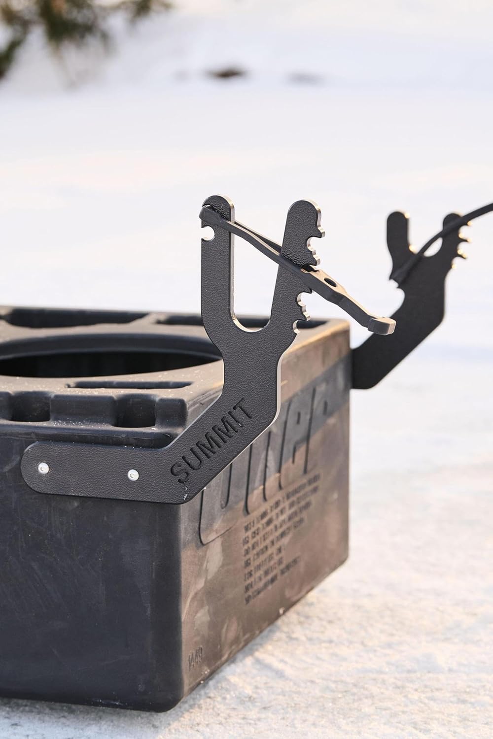 Sonar Sled Auger Rack