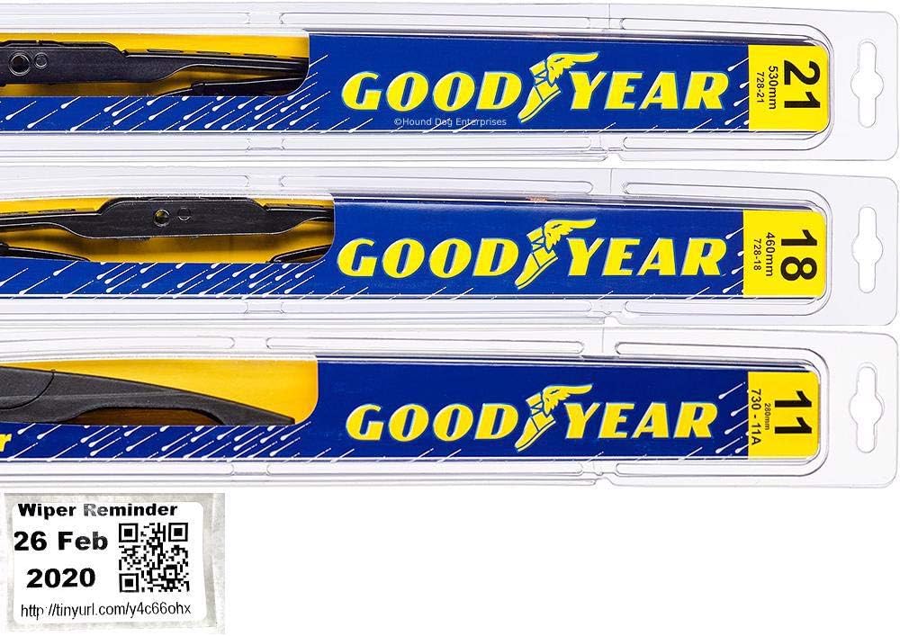 Windshield Wiper Blade Set/Kit/Bundle for 20032008 Pontiac