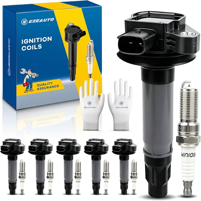Kit de bobinas de ignição e velas de irídio E EZEXPREZE UF553 para Ford, Lincoln e Mercury V6 – UF553-6