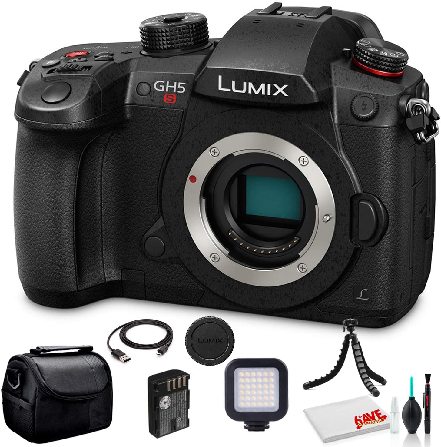 Amazon.com : Panasonic Lumix DC-GH5S Mirrorless Digital Camera (DC-GH5S ...