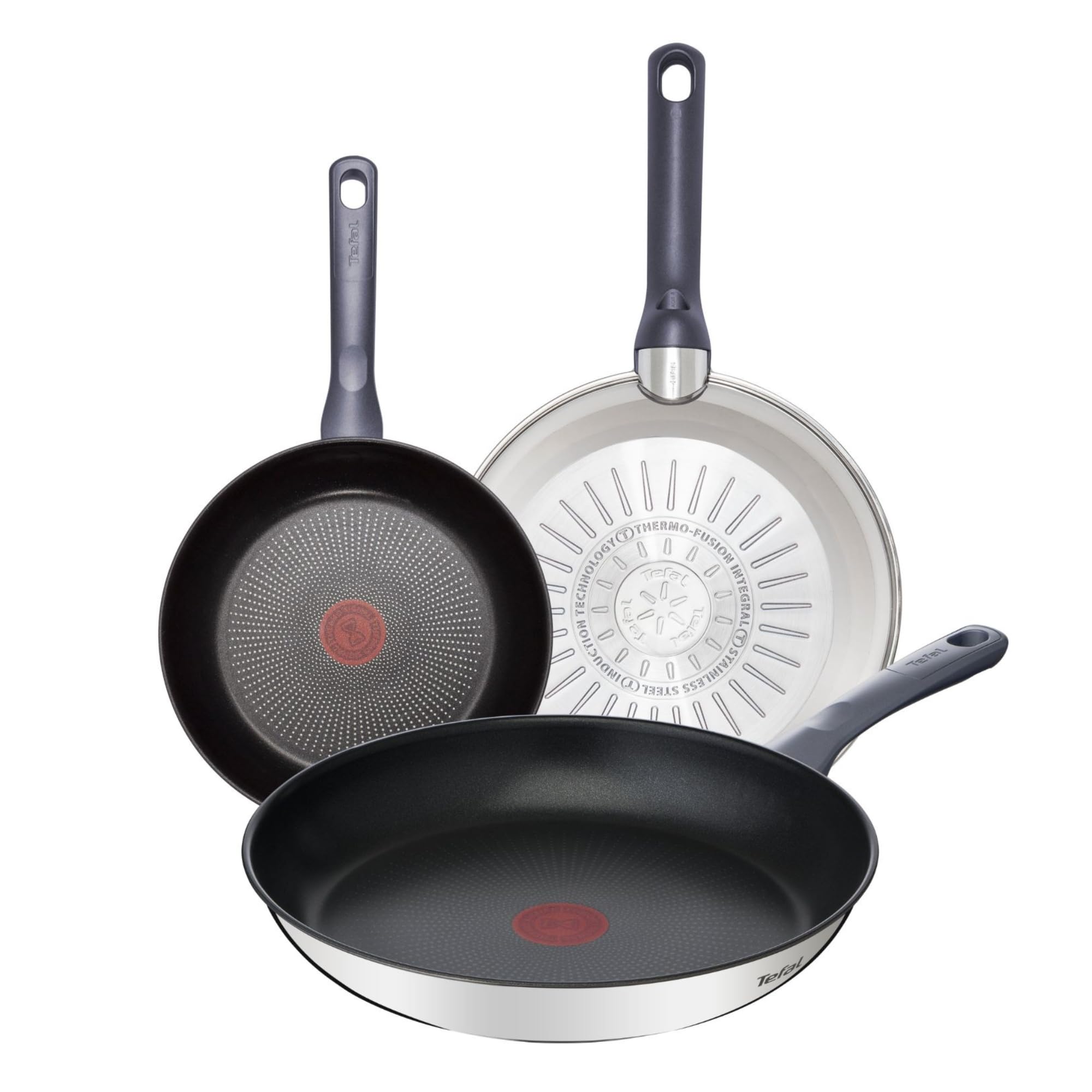 Tefal Daily Cook - Sartén de 28 cm, Apto inducción, antiadherente, revestimiento titanio, Thermo-signal, apto lavavajillas y horno, acero inoxidable — view 14