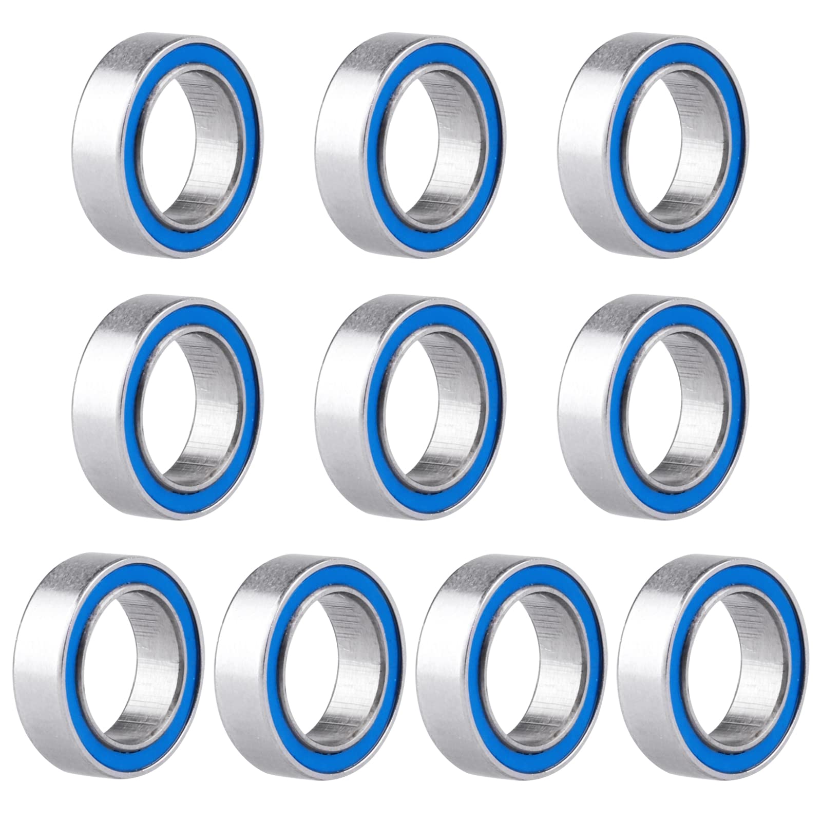 High Performance Professional RC Ball Bearings 10pcs for Traxxas Arrma Axial HPI Team Associated Losi Redcat Racing RC Cars Trucks Models (8x12x3.5mm)