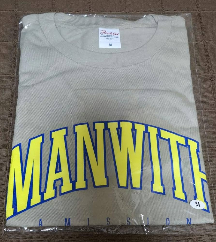 Amazon.co.jp: MAN WITH A MISSION アーチカレッジTシャツ Mサイズ