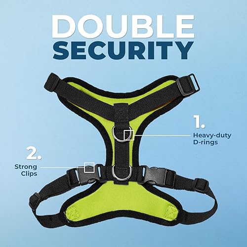 Miniatura 10 de Best Pet Supplies Voyager - Arnés para mascotas seguro y estilo de meter desde las patas, de malla para todo tipo de clima, ajustable para gatos y