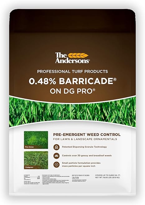 The Andersons Pro Turf Barricade Granular Pre Emergent Weed Control 10 000 Sq Ft Amazon Co Uk Garden Outdoors