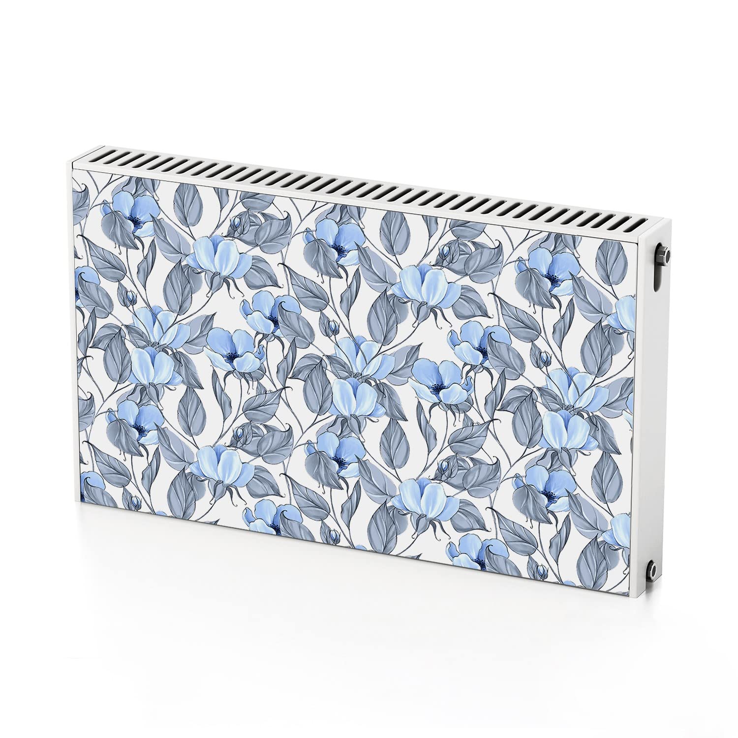 Cache chauffage magnétique 100x60 cm fleurs de branche pour éviter les traces et décorer