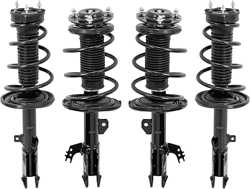 Miniatura 34 de MOSTPLUS Juego de amortiguador y resorte de puntal delantero compatible para Toyota Avalon 2012-2017 172941/172940, resorte helicoidal, 2 piezas