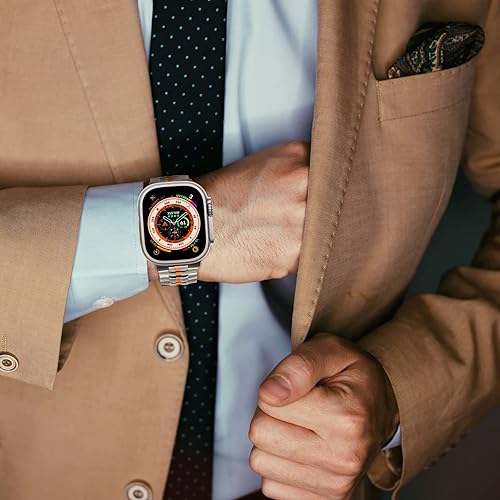 Miniatura 5 de NewWays Stainless Steel Band Compatible with Apple Watch Band