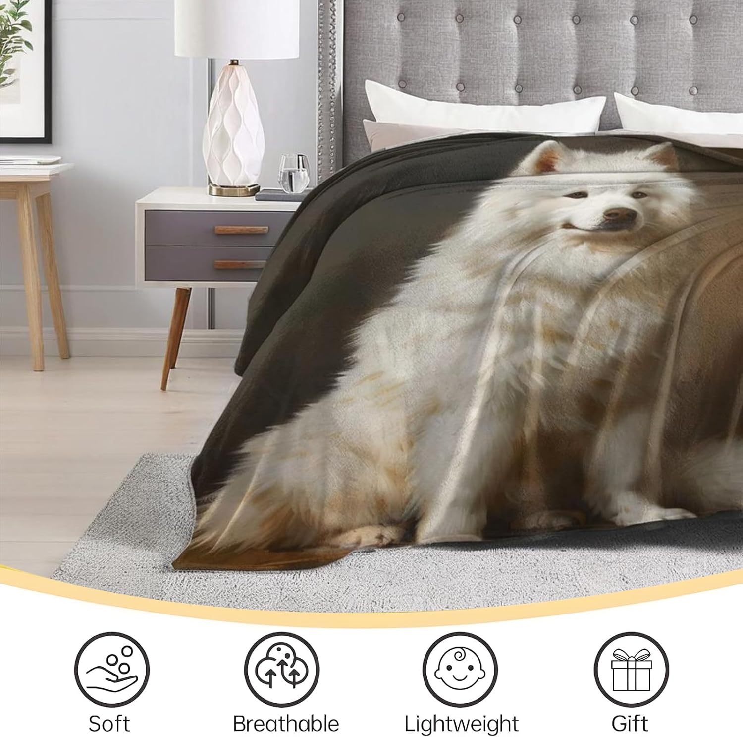 Mechanic Engine Blanket, Flannel Blankets Gifts for Boys Girls Adults, Warm Cozy Soft Fuzzy Throw for Couch, Bed, Room Decor 50x60 in - Image 4