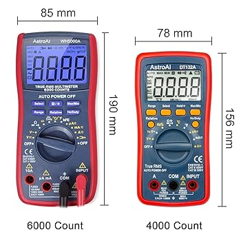Amazon.co.jp: AstroAI テスター 4000カウントデジタル テスター