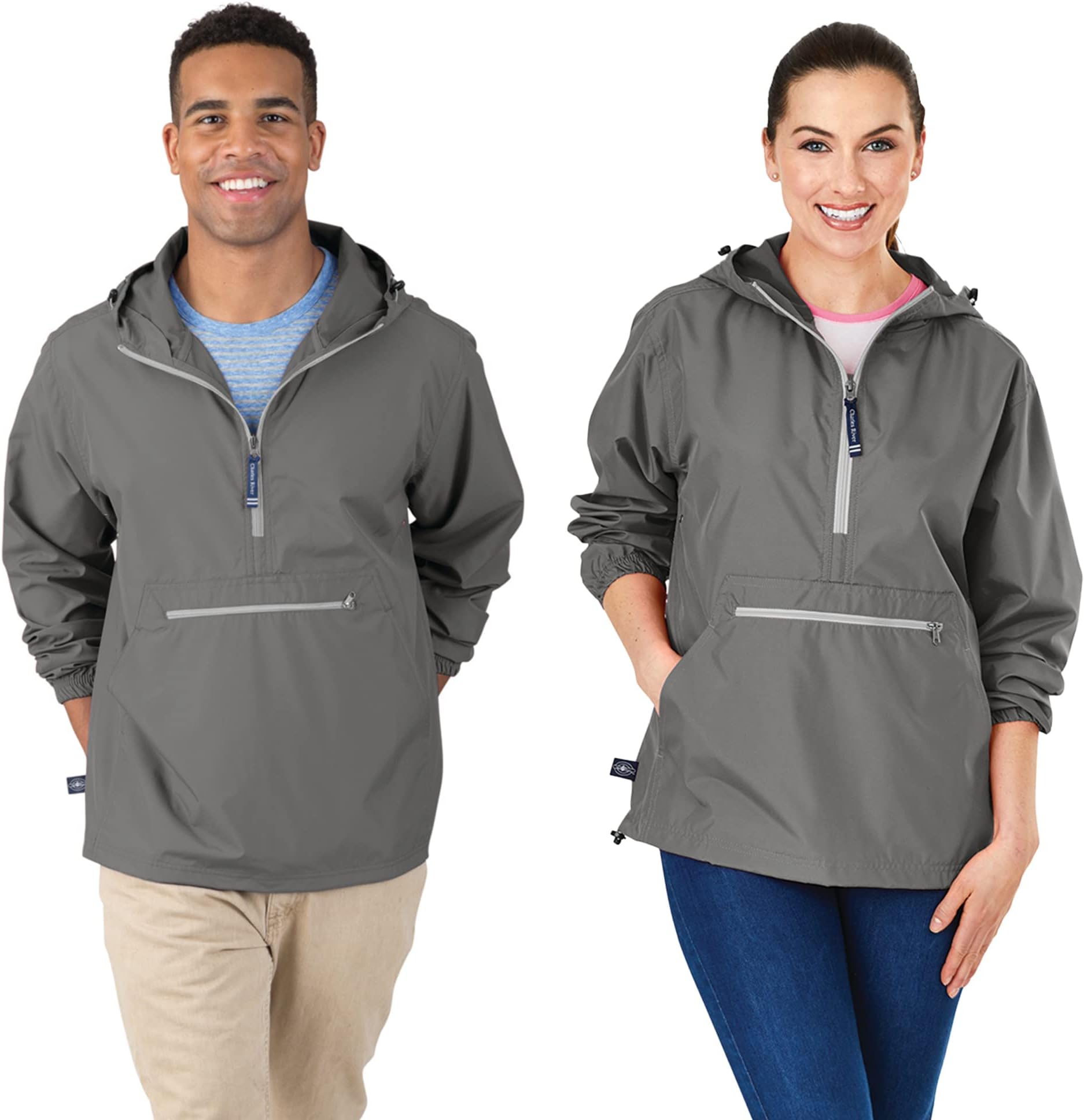 Unisex Pack-n-go Windbreaker Pullover Windbreaker Jacket