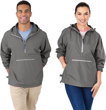 Charles River Apparel Unisex Pack-n-go Windbreaker Pullover Windbreaker Jacket