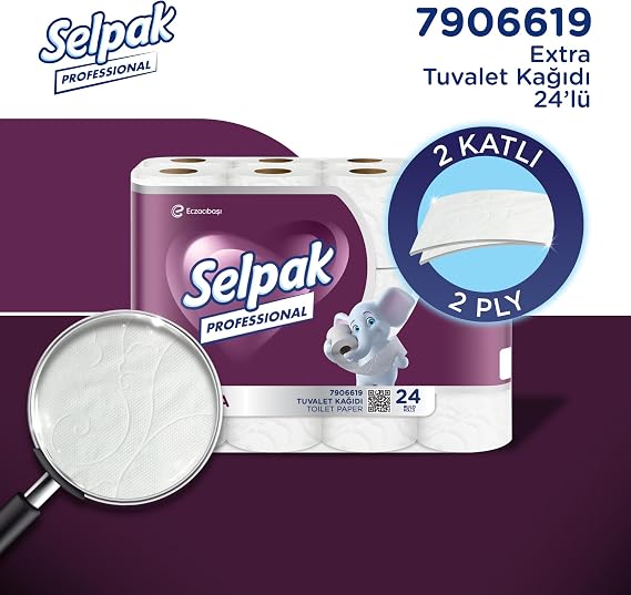 Selpak Professional Extra Tuvalet Kağıdı, 24 Rulo