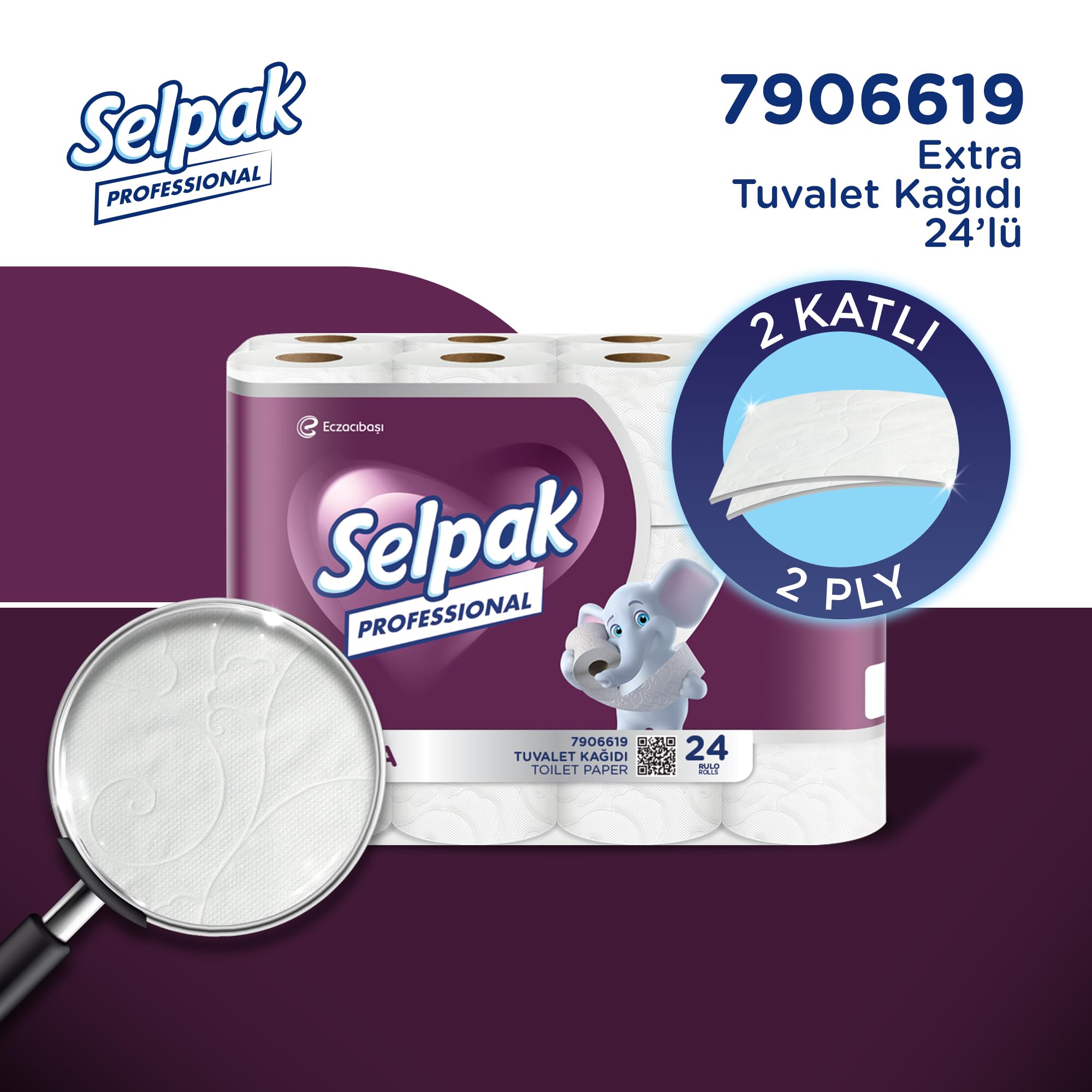 Selpak Professional Extra Tuvalet Kağıdı, 24 Rulo