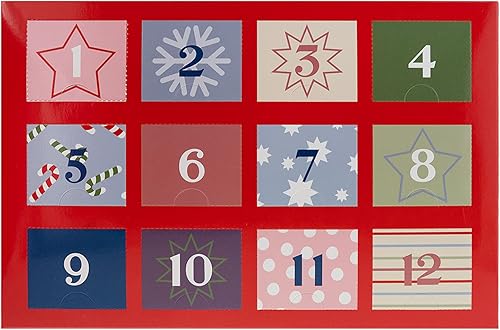 Miniatura 5 de Gertex Calendario de Adviento de calcetines navideños de alta calidad para mujer, 12 días de calcetines de tripulación, talla de calcetín 9-11, se