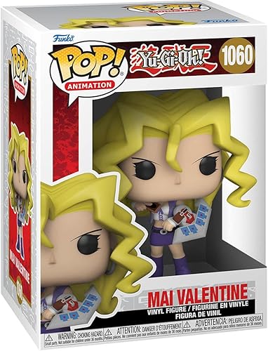 Miniatura 3 de POP Yu-Gi-Oh - Figura de vinilo Mai Valentine Funko incluye funda protectora de caja compatible multicolor 375 pulgadas