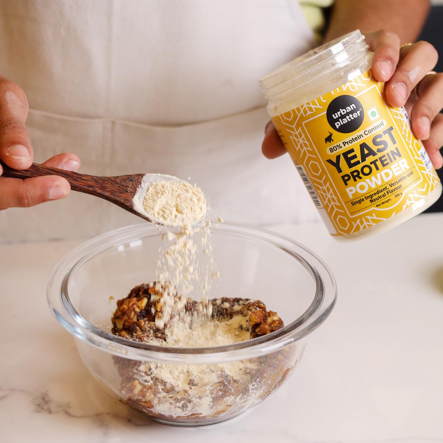 Urban Platter Yeast Protein Powder, 200g (Clean Plant Protein from Yeast | Complete Amino Acid Profile | Perfect for Shakes, Smoothies & Recipes) 3